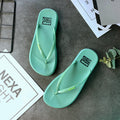 New Style Women'S Summer Flip Flops 2023 - Outdoor Non-Slip Flat Beach Sandals for Couples, Women Shoes