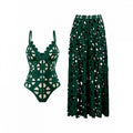 143575 European and American Fashion Hollow-out Sexy Women's Swimsuit High-end Bikini 2pcs Set Beach Vacation Swimsuit