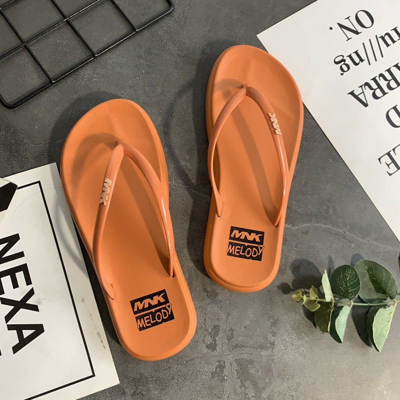 New Style Women'S Summer Flip Flops 2023 - Outdoor Non-Slip Flat Beach Sandals for Couples, Women Shoes